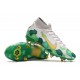 Nike Mercurial Superfly 7 Elite SG-PRO AC White Green Gold 39-45