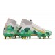 Nike Mercurial Superfly 7 Elite SG-PRO AC White Green Gold 39-45