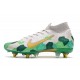 Nike Mercurial Superfly 7 Elite SG-PRO AC White Green Gold 39-45