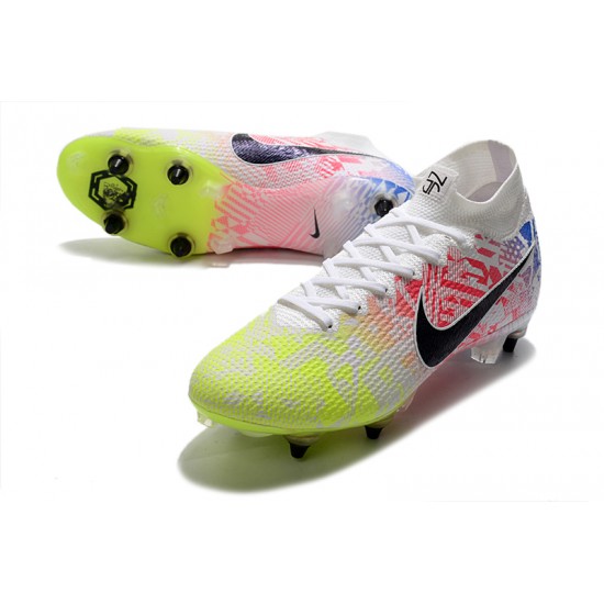 Nike Mercurial Superfly 7 Elite SG-PRO AC White Rainbow Black 39-45