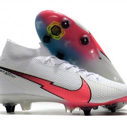 Nike Mercurial Superfly 7 Elite SG-PRO AC White Red Blue 39-45