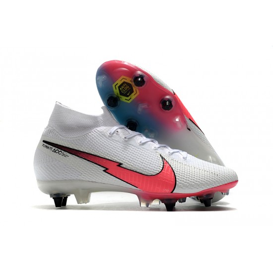 Nike Mercurial Superfly 7 Elite SG-PRO AC White Red Blue 39-45