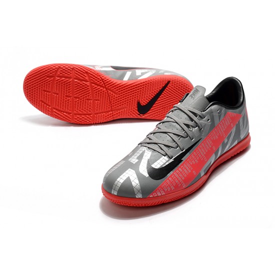 Nike Mercurial Vapor 13 Academy IC Silver Grey Red 39-45