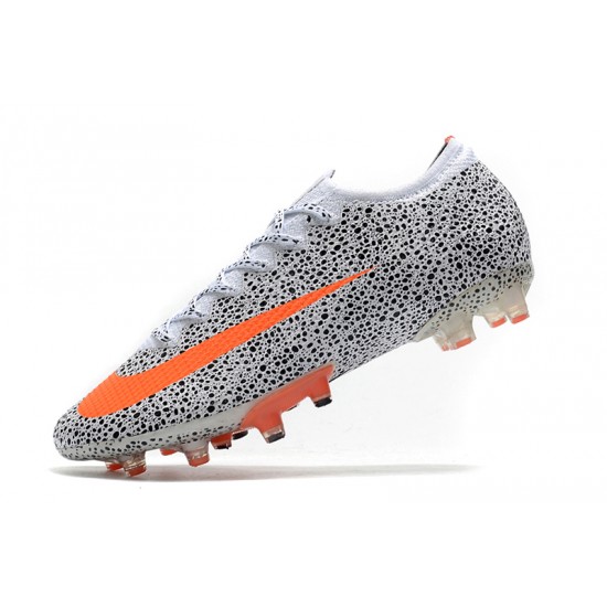 Nike Mercurial Vapor 13 Elite AG Black White Orange 39-45