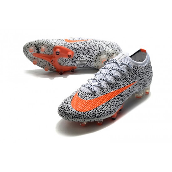 Nike Mercurial Vapor 13 Elite AG Black White Orange 39-45