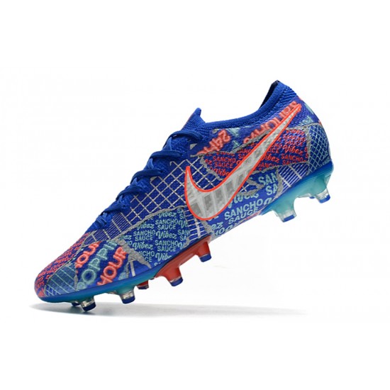 Nike Mercurial Vapor 13 Elite AG Blue Orange White 39-45