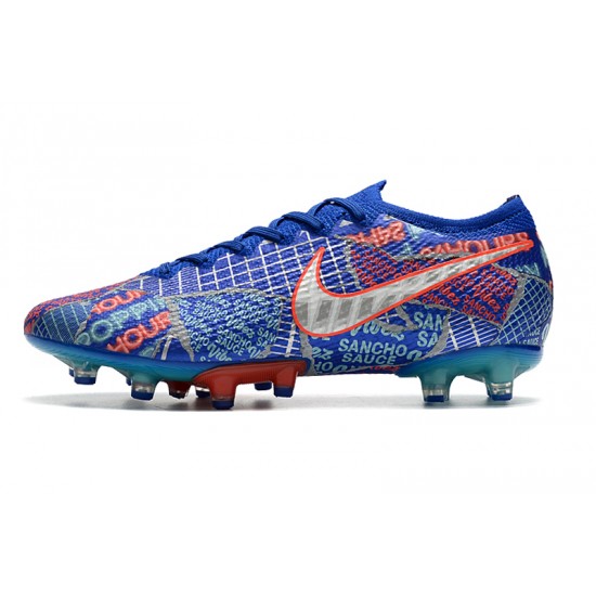 Nike Mercurial Vapor 13 Elite AG Blue Orange White 39-45