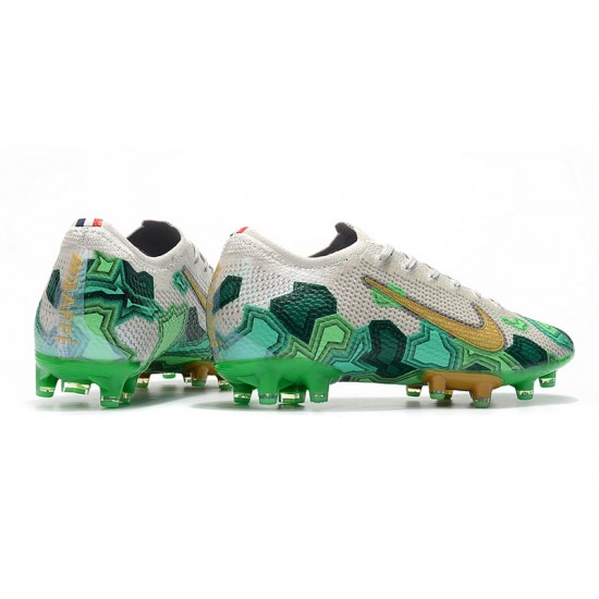 Nike Mercurial Vapor 13 Elite AG White Green Gold 39-45