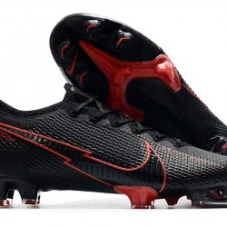 Nike Mercurial Vapor 13 Elite FG Black Red 39-45