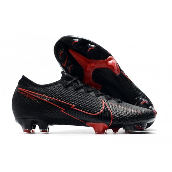 Nike Mercurial Vapor 13 Elite FG Black Red 39-45