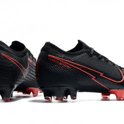 Nike Mercurial Vapor 13 Elite FG Black Red 39-45