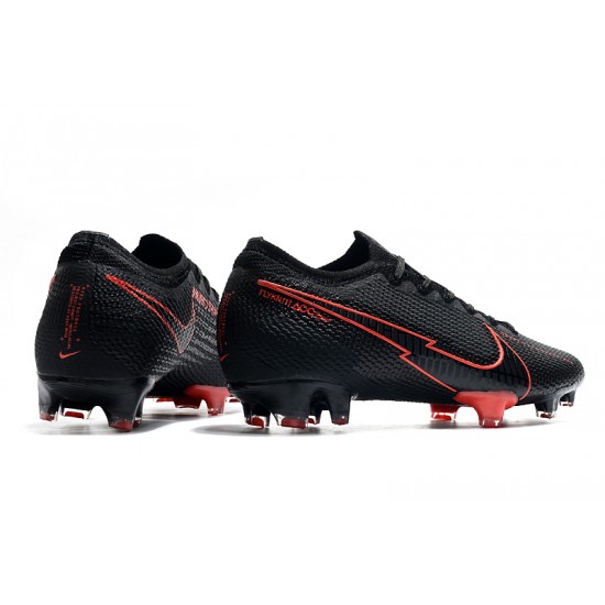 Nike Mercurial Vapor 13 Elite FG Black Red 39-45