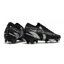 Nike Mercurial Vapor 13 Elite FG Black Silver 39-45