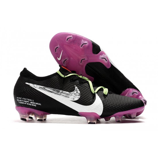 Nike Mercurial Vapor 13 Elite FG Black White 39-45