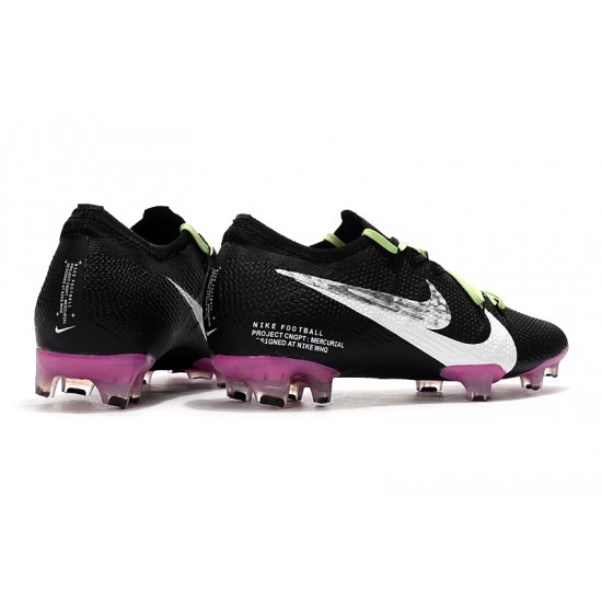 Nike Mercurial Vapor 13 Elite FG Black White 39-45