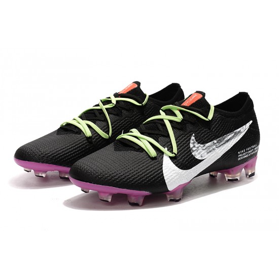 Nike Mercurial Vapor 13 Elite FG Black White 39-45