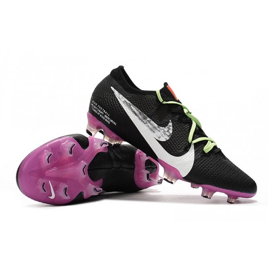 Nike Mercurial Vapor 13 Elite FG Black White 39-45