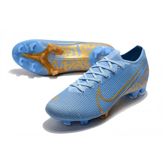 Nike Mercurial Vapor 13 Elite FG Blue Gold 39-45