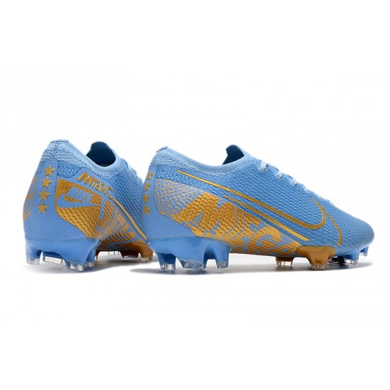 Nike Mercurial Vapor 13 Elite FG Blue Gold 39-45