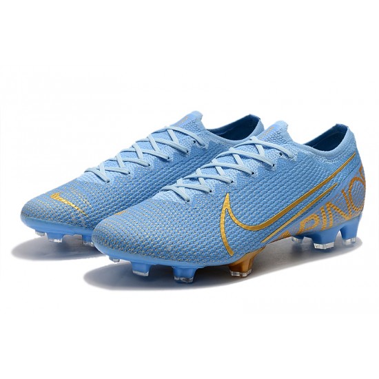 Nike Mercurial Vapor 13 Elite FG Blue Gold 39-45