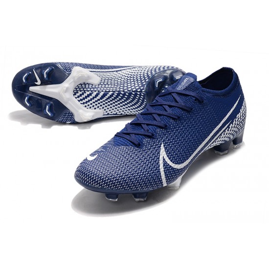 Nike Mercurial Vapor 13 Elite FG Blue White 39-45