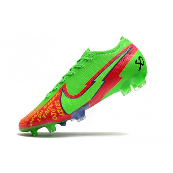 Nike Mercurial Vapor 13 Elite FG Green Red Blue 39-45