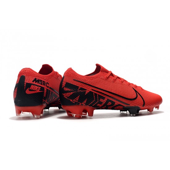 Nike Mercurial Vapor 13 Elite FG Red Black 39-45