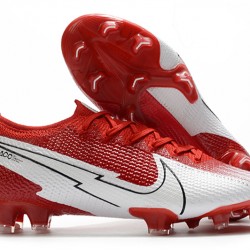 Nike Mercurial Vapor 13 Elite FG Red White Black 39-45