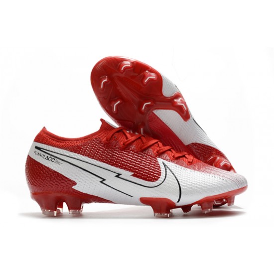 Nike Mercurial Vapor 13 Elite FG Red White Black 39-45