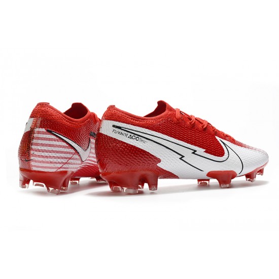 Nike Mercurial Vapor 13 Elite FG Red White Black 39-45