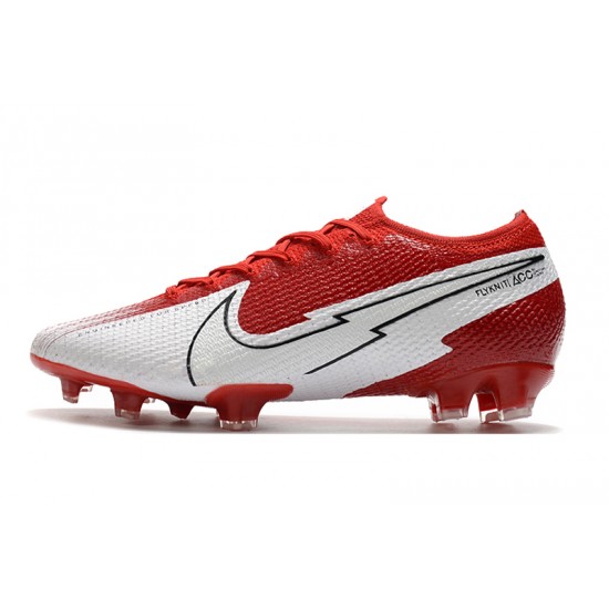 Nike Mercurial Vapor 13 Elite FG Red White Black 39-45