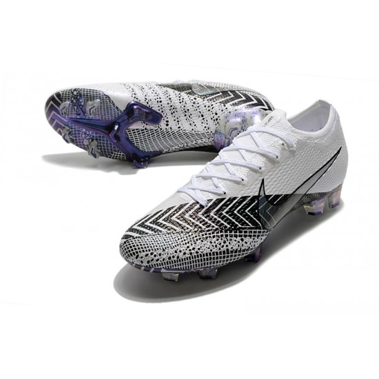 Nike Mercurial Vapor 13 Elite FG White Black Grey 39-45