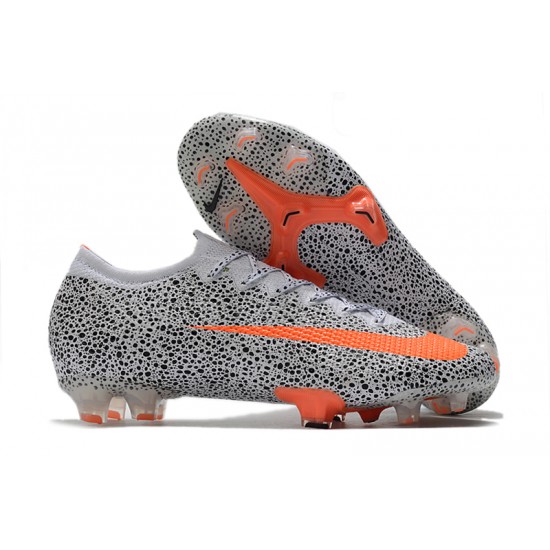 Nike Mercurial Vapor 13 Elite FG White Black Orange 39-45