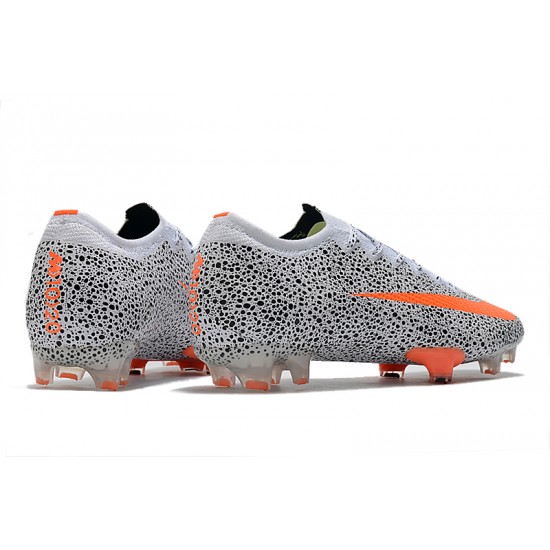 Nike Mercurial Vapor 13 Elite FG White Black Orange 39-45