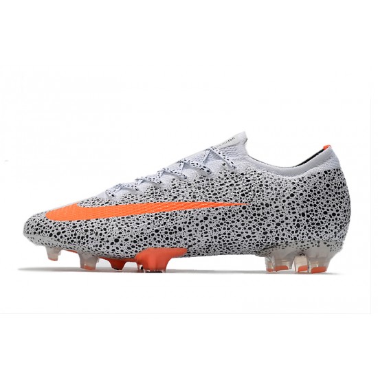 Nike Mercurial Vapor 13 Elite FG White Black Orange 39-45