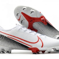 Nike Mercurial Vapor 13 Elite FG White Black Red 39-45