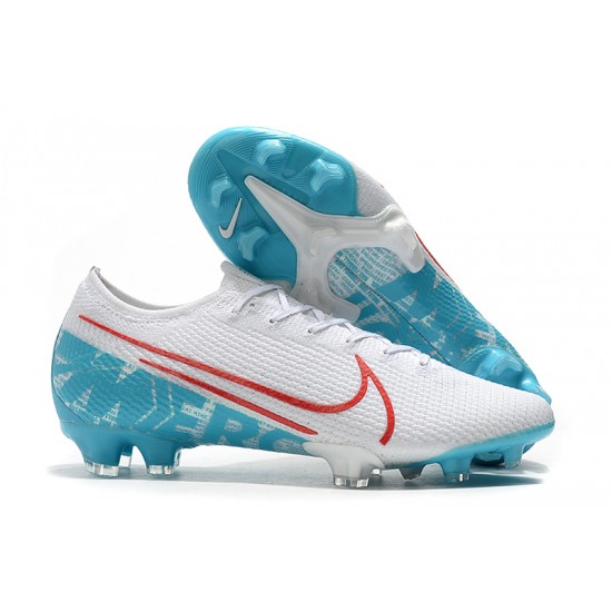 Nike Mercurial Vapor 13 Elite FG White Blue Red 39-45