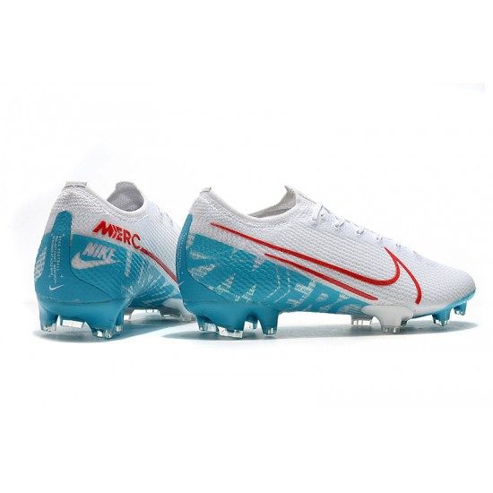 Nike Mercurial Vapor 13 Elite FG White Blue Red 39-45