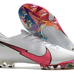 Nike Mercurial Vapor 13 Elite FG White Pink Blue 39-45