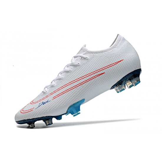 Nike Mercurial Vapor 13 Elite FG White Red 39-45