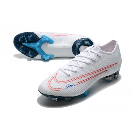 Nike Mercurial Vapor 13 Elite FG White Red 39-45