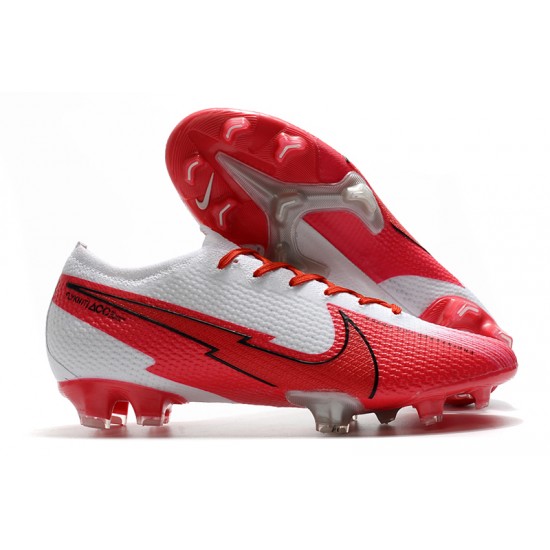 Nike Mercurial Vapor 13 Elite FG White Red Black 39-45