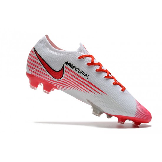 Nike Mercurial Vapor 13 Elite FG White Red Black 39-45