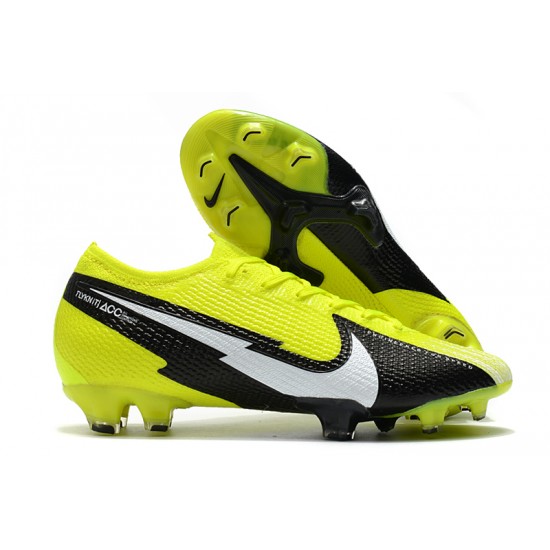 Nike Mercurial Vapor 13 Elite FG Yellow Black White 39-45