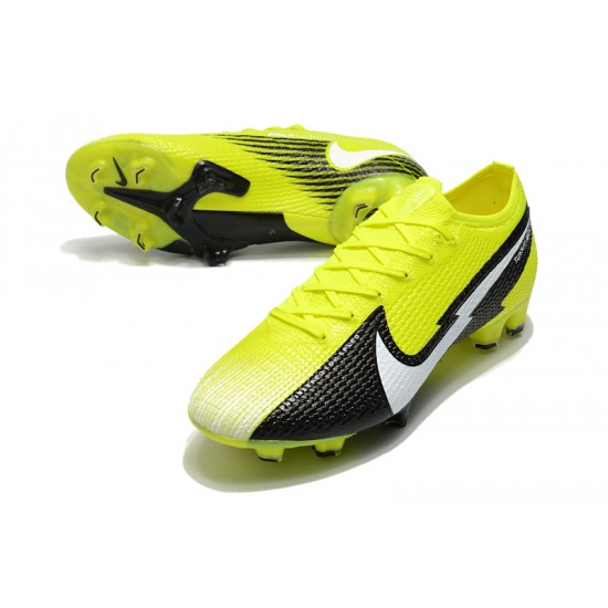 Nike Mercurial Vapor 13 Elite FG Yellow Black White 39-45