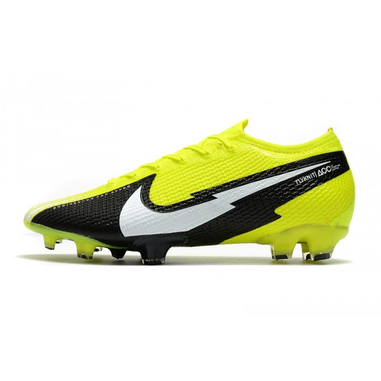 Nike Mercurial Vapor 13 Elite FG Yellow Black White 39-45