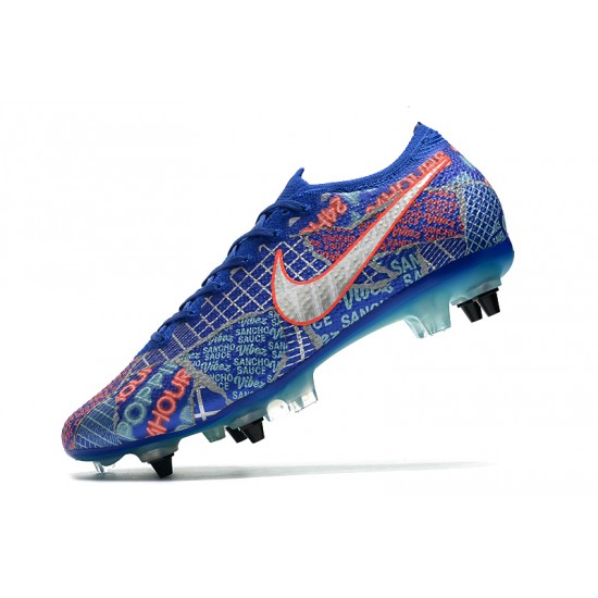 Nike Mercurial Vapor 13 Elite SG-PRO AC Blue Orange White 39-45