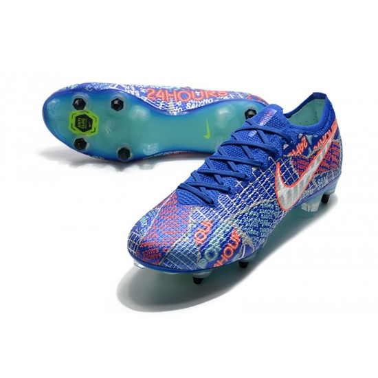 Nike Mercurial Vapor 13 Elite SG-PRO AC Blue Orange White 39-45