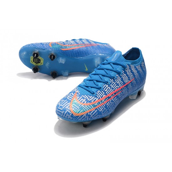 Nike Mercurial Vapor 13 Elite SG-PRO AC Blue White Orange 39-45