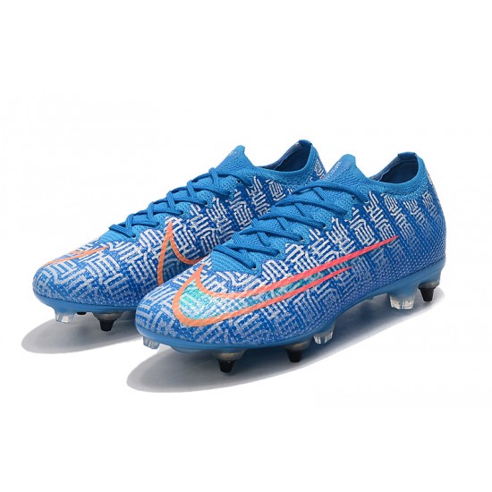 Nike Mercurial Vapor 13 Elite SG-PRO AC Blue White Orange 39-45